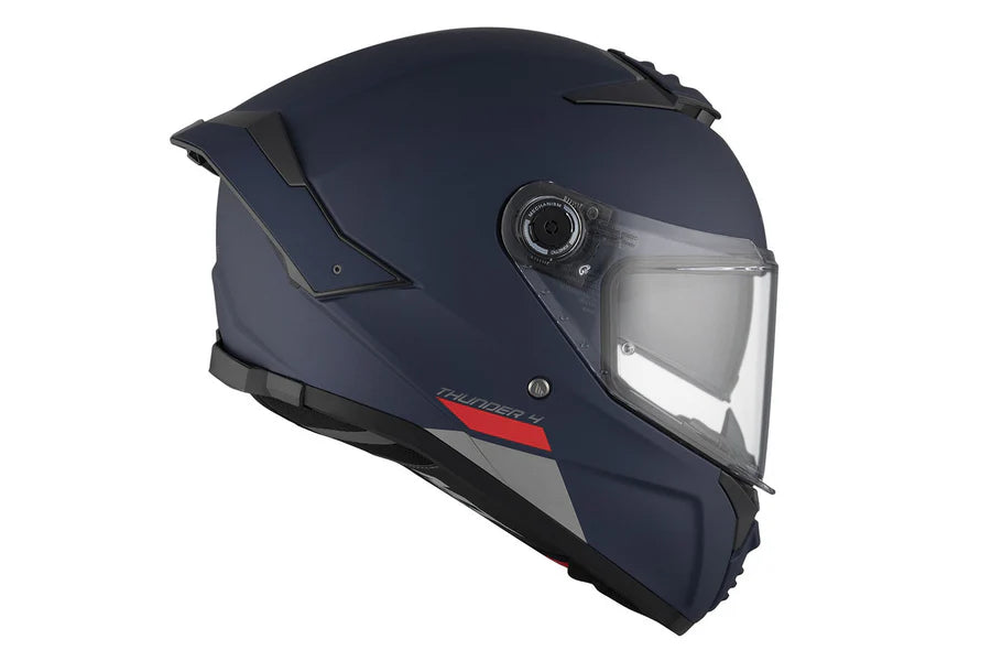 MT THUNDER 4 SV SOLID A7 Matte blue sport touring motorbike full face helmet
