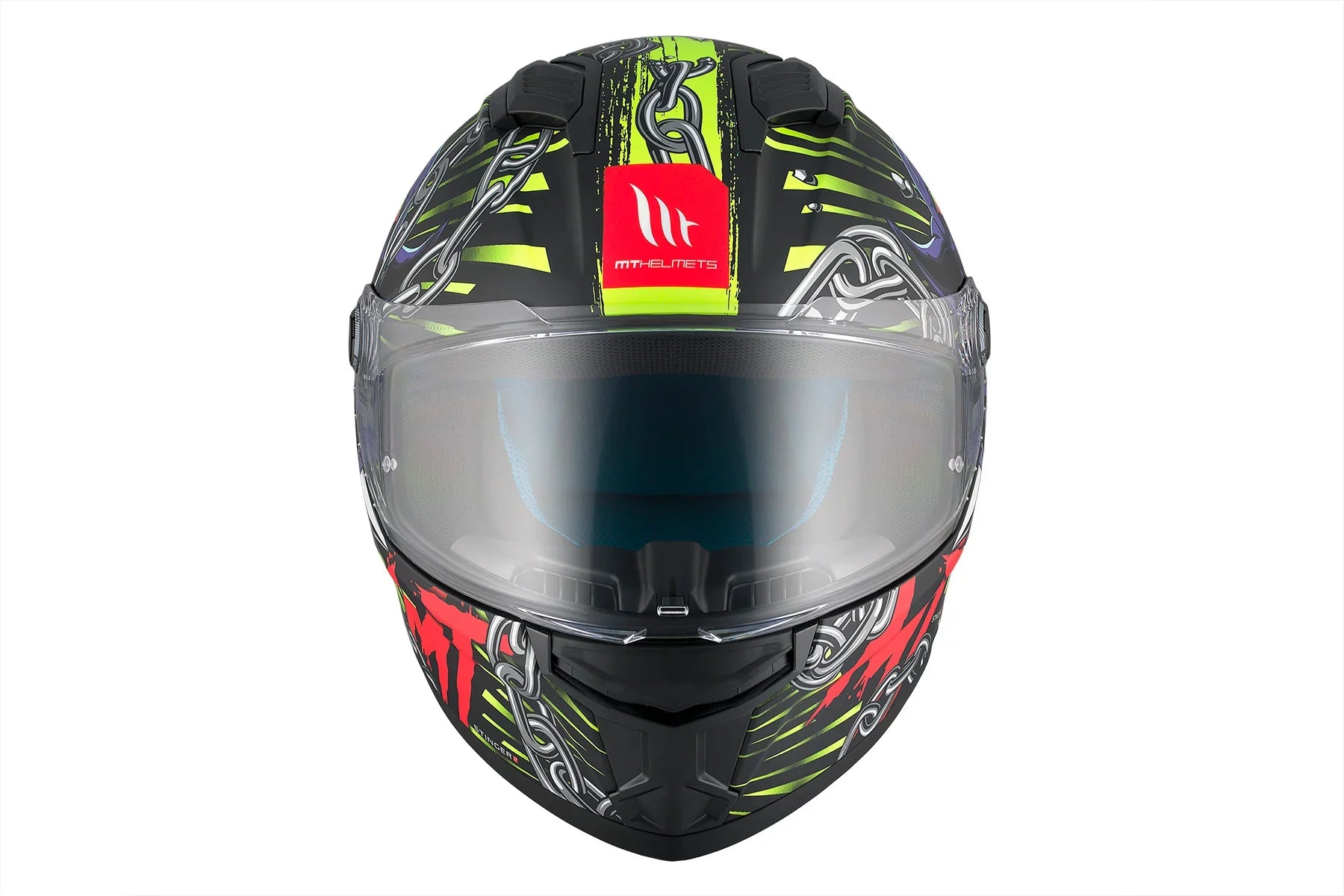  MT Stinger 2 AKIN A3 matte Full face motorcycle helmet ECE approved