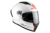 MT Stinger 2 Solid A0 Motorcycle Full Face Helmet Gloss Pearl White