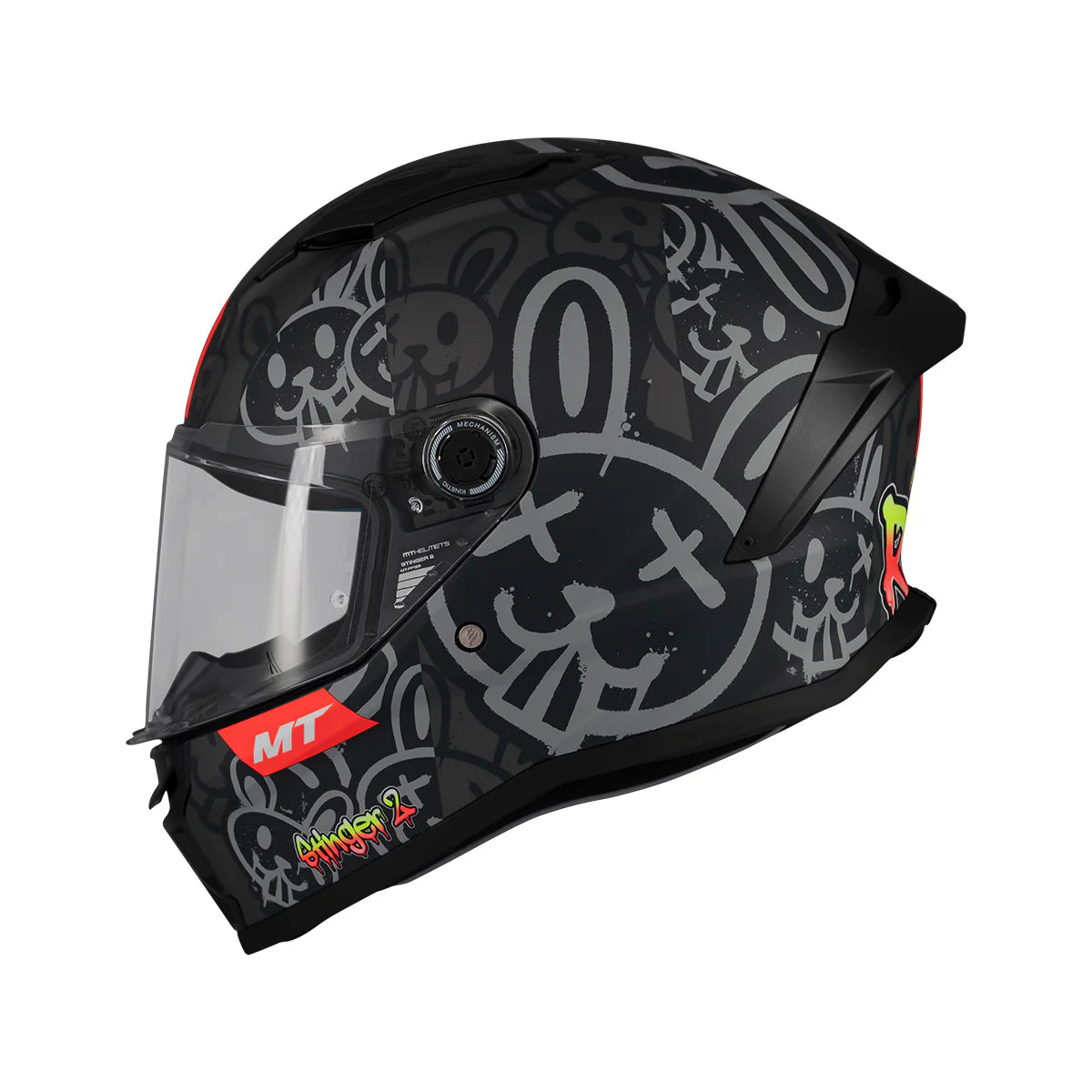 MT Stinger 2 Ram F1 Matt Full face motorbike helmet