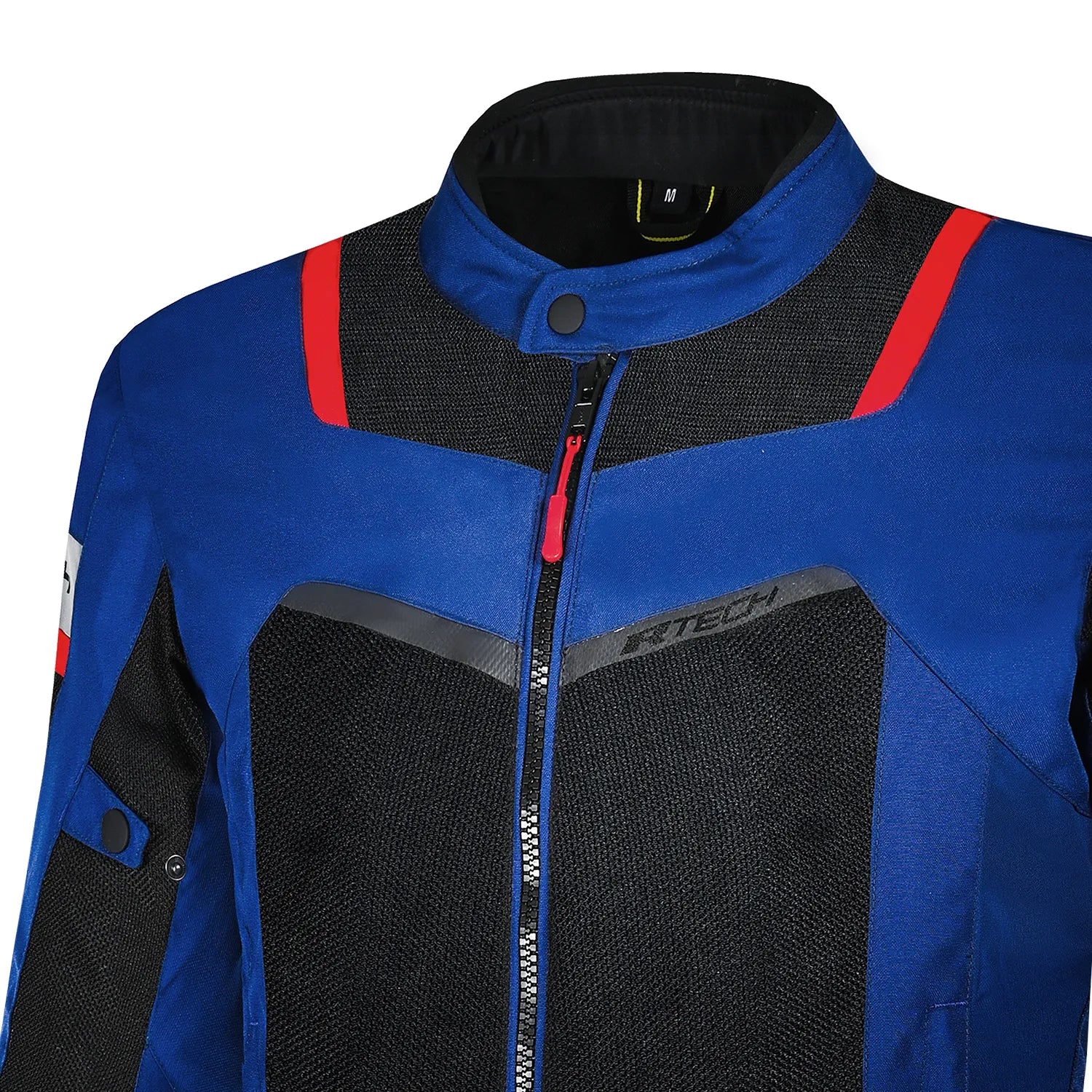 R-TECH SPIRAL MESH MEN MOTORCYCLE SUMMER JACKET NAVY BLUE BLACK