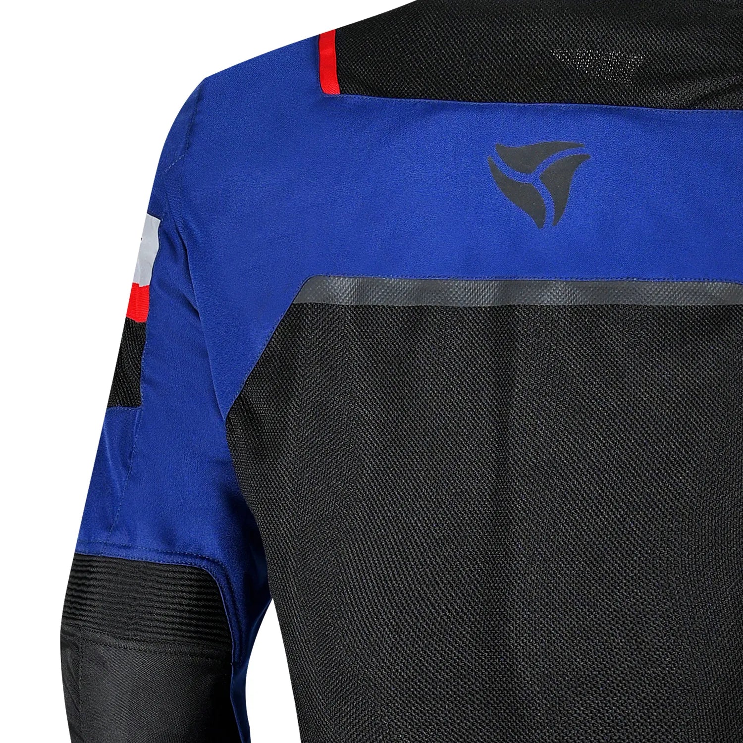 R-TECH SPIRAL MESH MEN MOTORCYCLE SUMMER JACKET NAVY BLUE BLACK