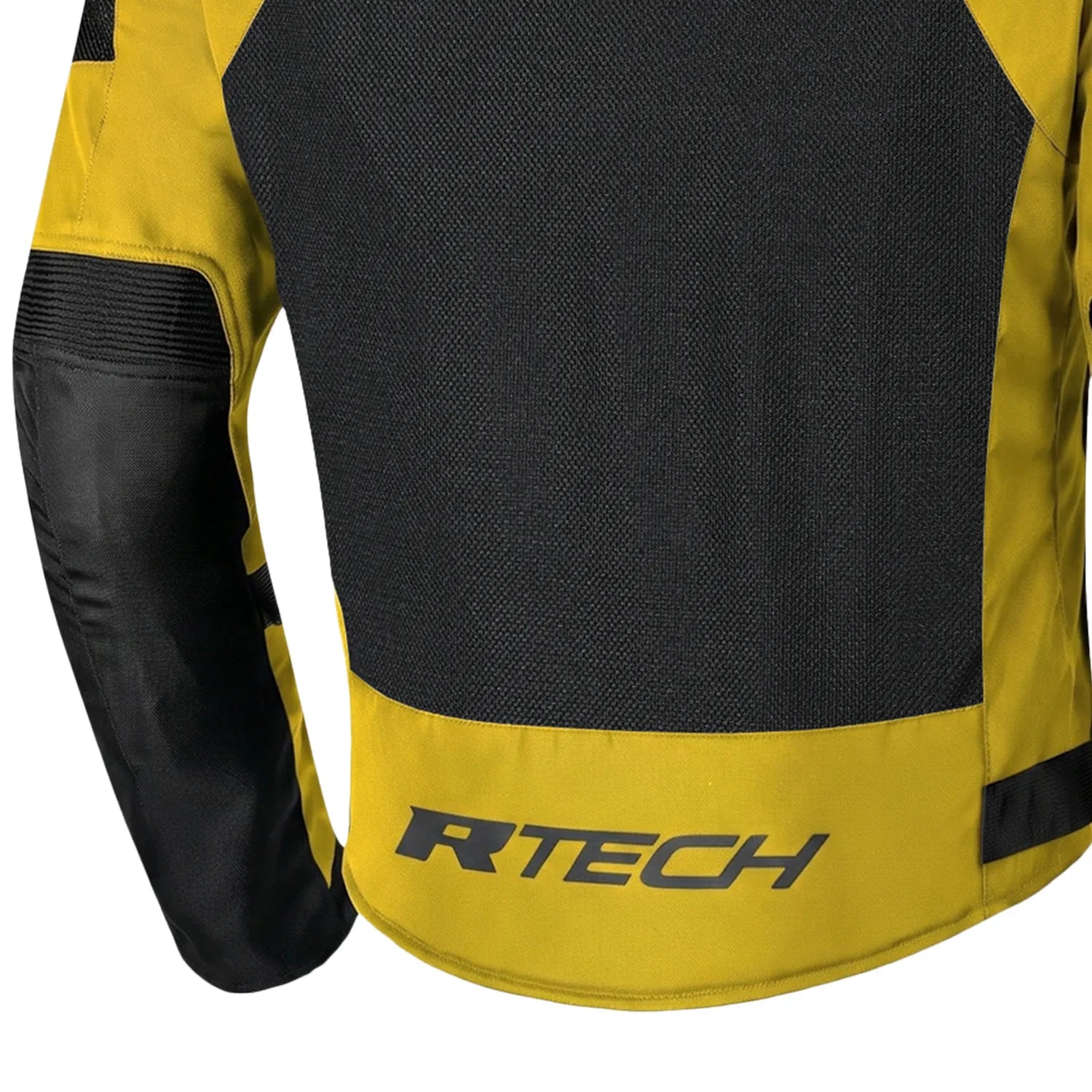 R-TECH SPIRAL MESH MEN MOTORCYCLE TEXTILE SUMMER JACKET OLIVE BLACK