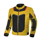 R-TECH SPIRAL MESH MEN MOTORCYCLE TEXTILE SUMMER JACKET OLIVE BLACK