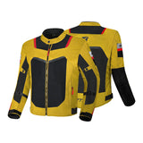 R-TECH SPIRAL MESH MEN MOTORCYCLE TEXTILE SUMMER JACKET OLIVE BLACK