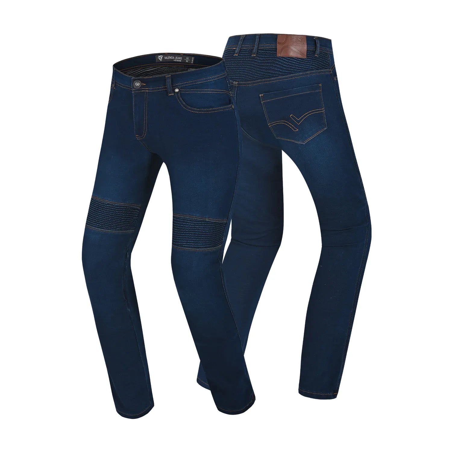 R-TECH VALENCIA LADY MOTORCYCLE JEANS LIGHT BLUE