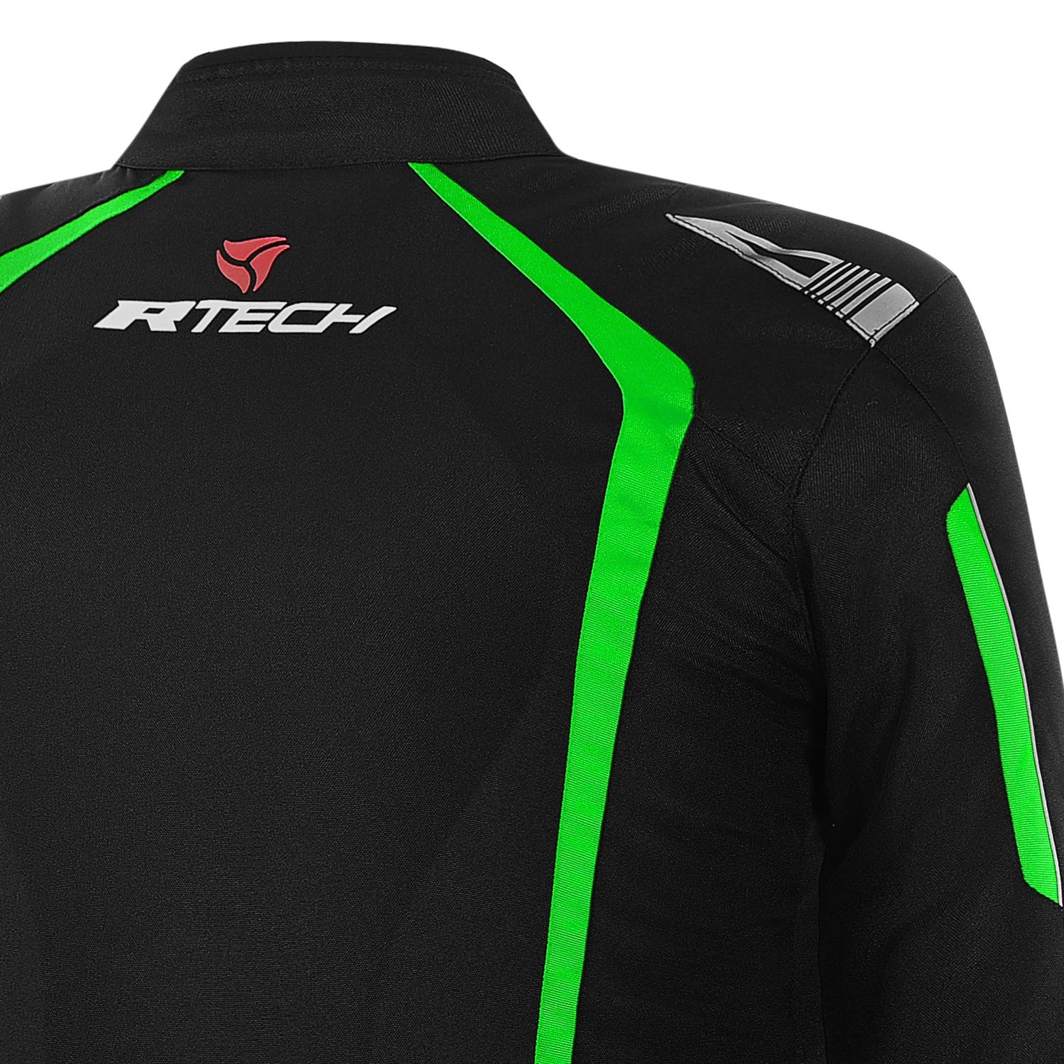 R-TECH MARSHAL WINTER MOTORCYCLE TEXTILE JACKET BLACK GREEN