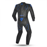 R-TECH Rising Star 1 PC Mix Kangroo Motorcycle Suit Black Blue