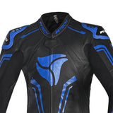 R-TECH Rising Star 1 PC Mix Kangroo Motorcycle Suit Black Blue