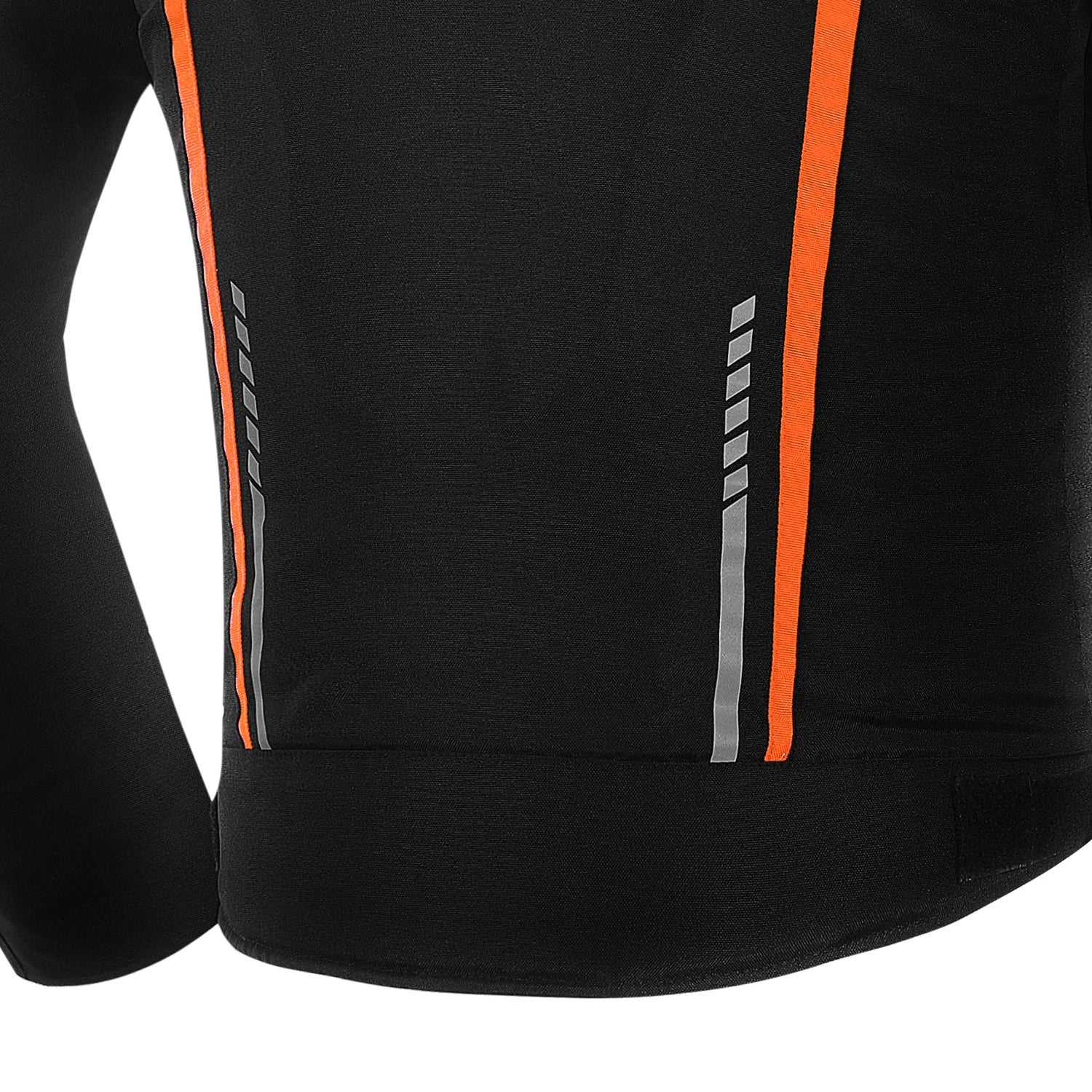 R-TECH MARSHAL MOTORCYCLE TEXTILE JACKET BLACK ORANGE