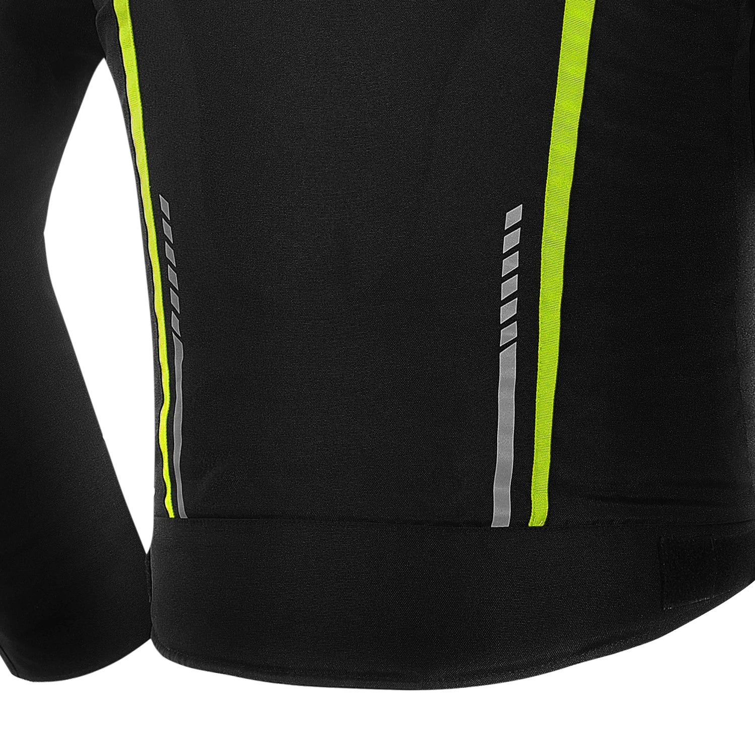 R-TECH MARSHAL TEXTILE MOTORBIKE TOURING JACKET BLACK YELLOW FLOU