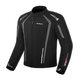 R TECH MARSHAL TEXTILE MOTORCYCLE JACKET BLACK GREY