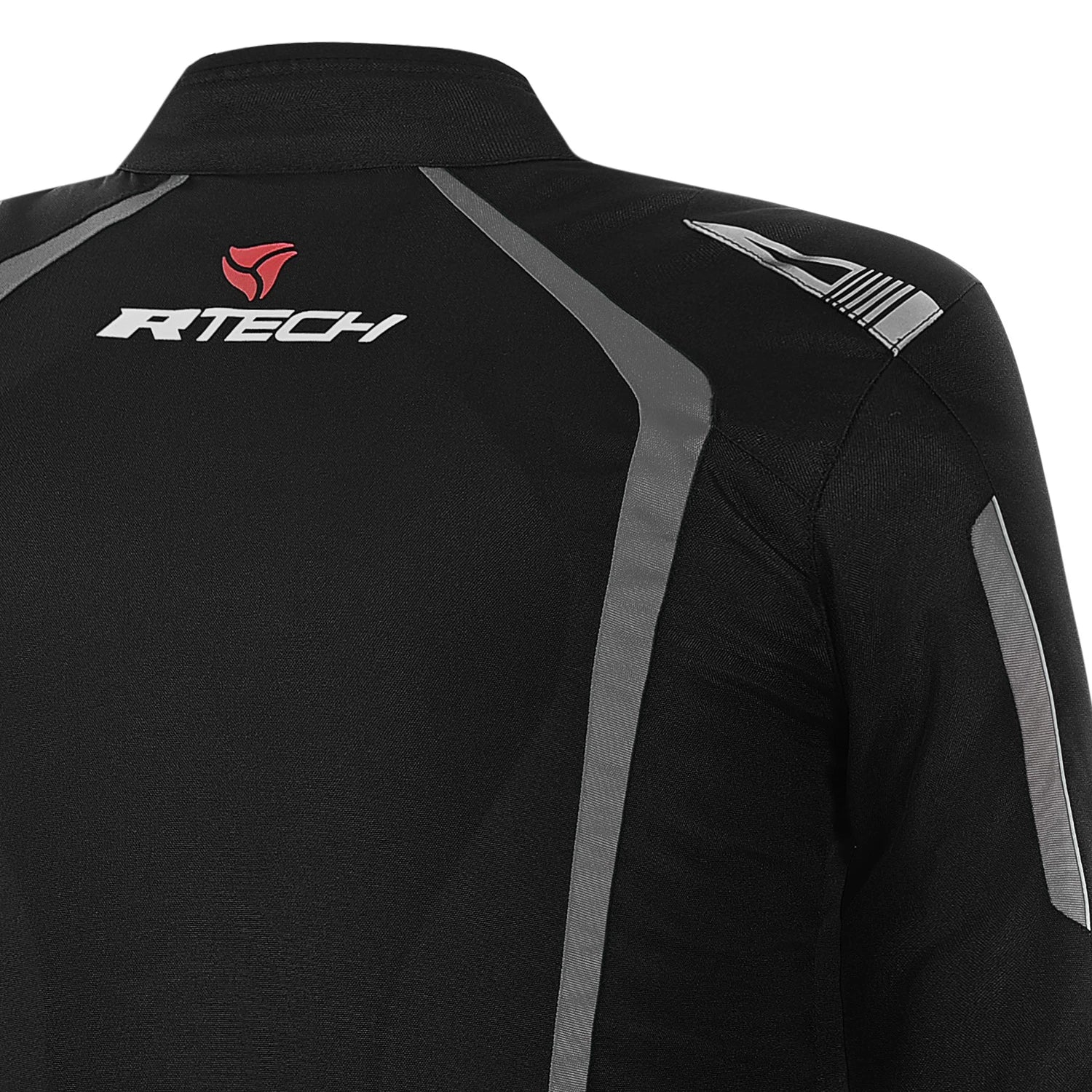 R TECH MARSHAL TEXTILE MOTORCYCLE JACKET BLACK GREY