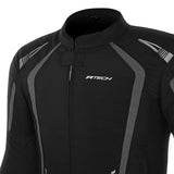 R TECH MARSHAL TEXTILE MOTORCYCLE JACKET BLACK GREY