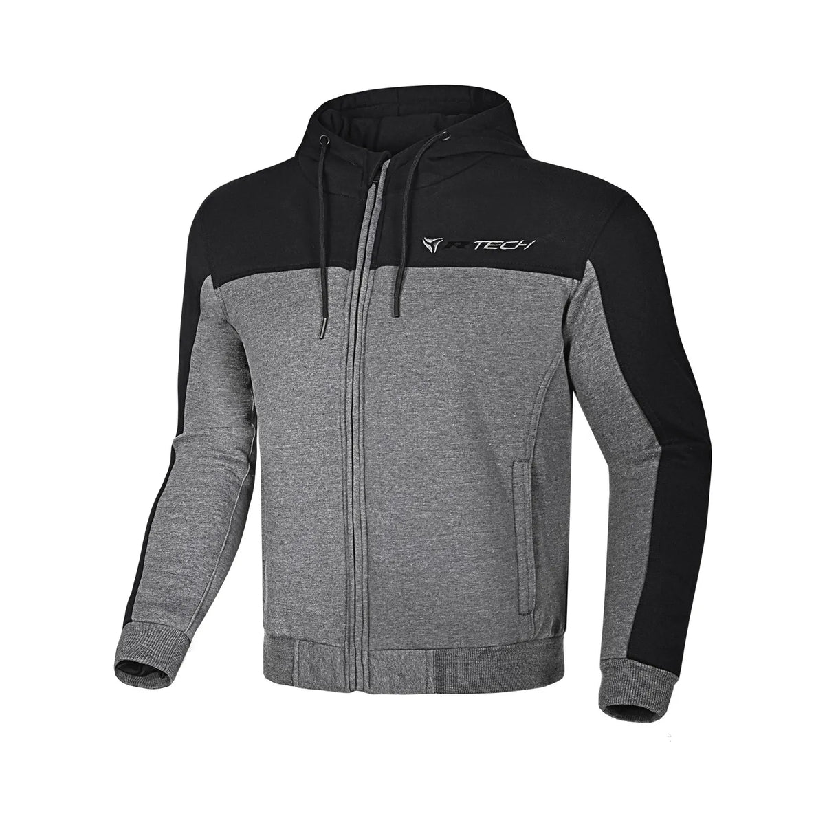R-TECH SUSPENSION HOMBRE MOTO SUDADERA NEGRO GRIS