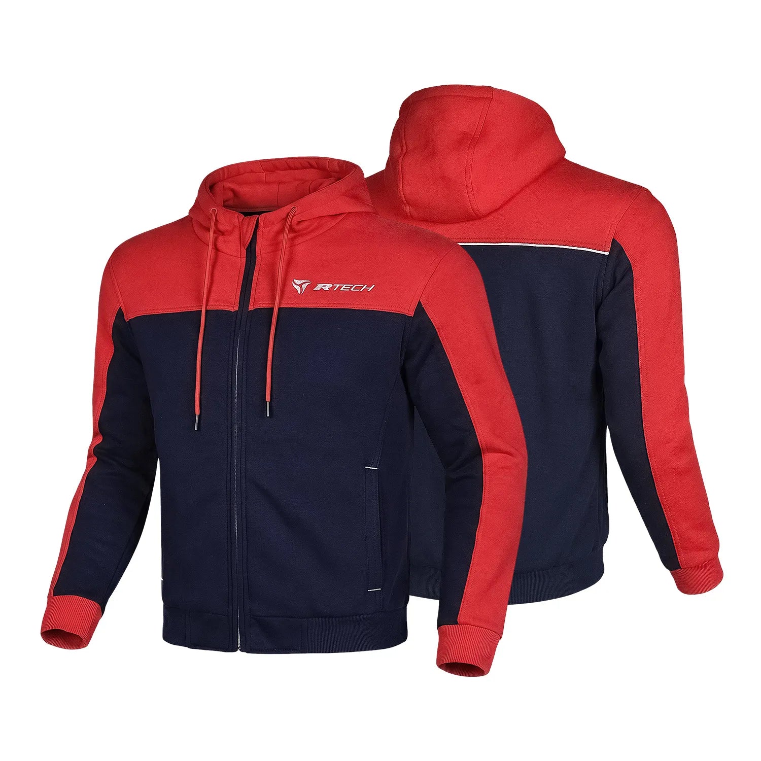 R-TECH SUSPENSION HOODIE BLUE RED
