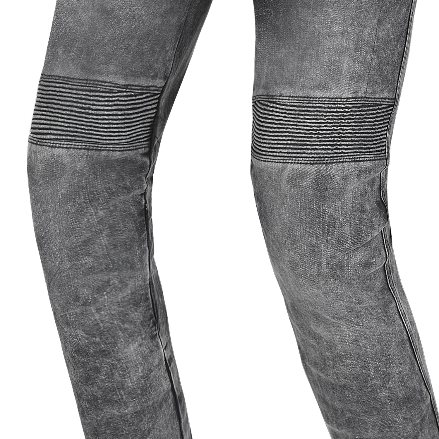 R-TECH VALENCIA WOMEN'S MOTORCYCLE DENIM JEANS RANDOM BLACK