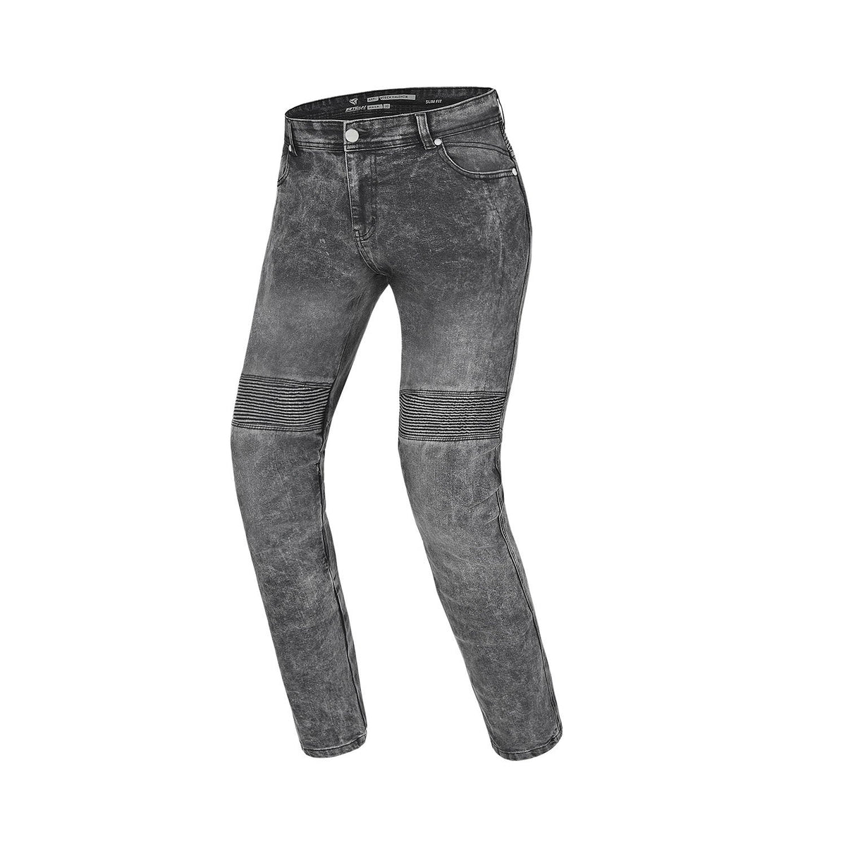 R-TECH VALENCIA WOMEN'S MOTORCYCLE DENIM JEANS RANDOM BLACK