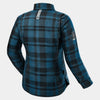 SHIMA RENEGADE 2.0 LADY MOTORCYCLE CHECKED SHIRT BLUE