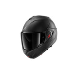 SHARK OXO DARK SHADOW ABATIBLE CASCO NEGRO MATE