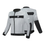 R-TECH Super Light Motorcycle Textile Jacket Grey Black