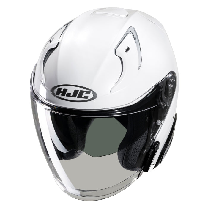 HJC RPHA 31 Plain Touring Motorcycle Open Face Helmet Pearl White