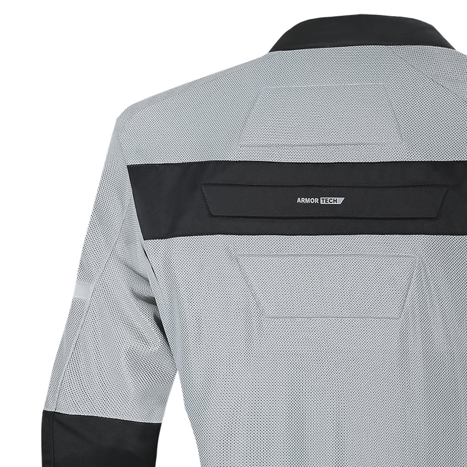 R-TECH Super Light Motorcycle Textile Jacket Grey Black
