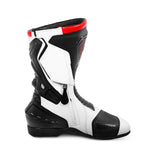R-TECH Tornado 2.0 WP Motorcycle Leather Boots Black White Red