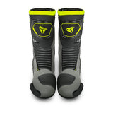 R-TECH Tornado 2.0 Motorcycle Leather Boots Black Grey Fluor Yellow
