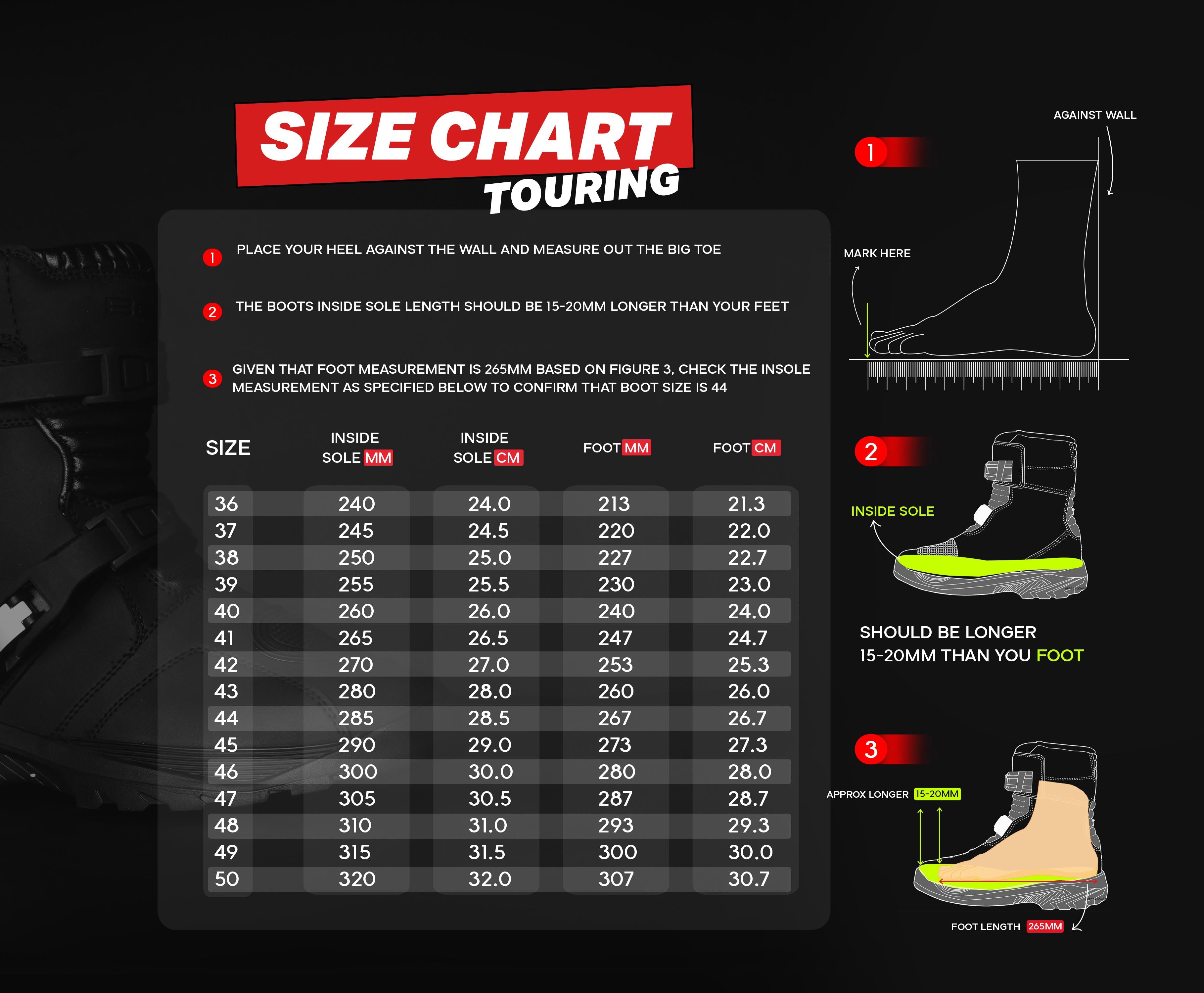 RTECH Heritage Touring Motorcycle Boot Brown