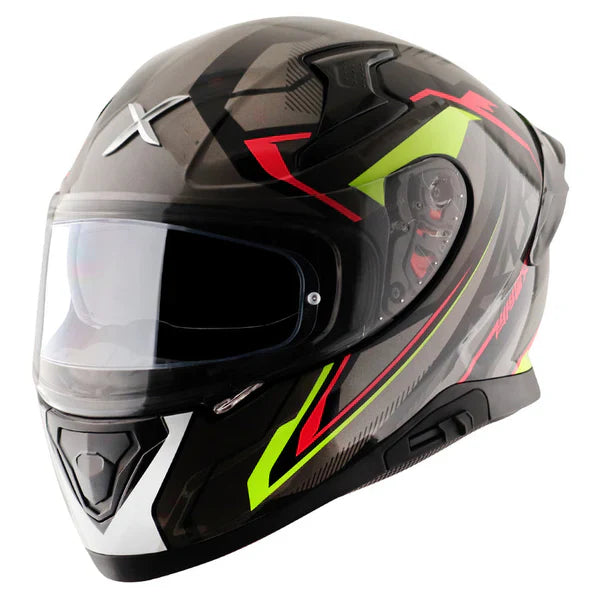 AXOR APEX ROADTRIP FULL FACE MOTORCYCLE HELMET BLACK_GRAY