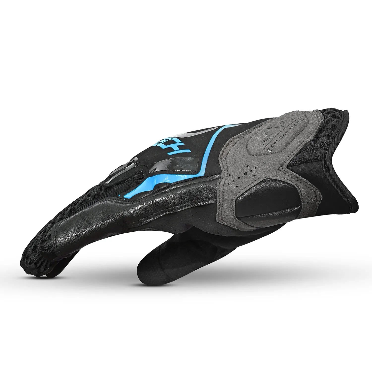 R-Tech Ride Pro Lady Summer Motorcycle Gloves Black Turquoise