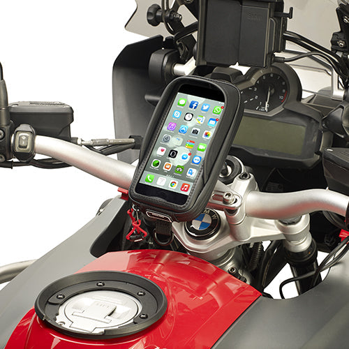  GIVI DEVICE HOLDER MOTORCYCLES ESP. SPHONE-GPS F/R HANDLEBAR (IPHONE6PLUS) S957B