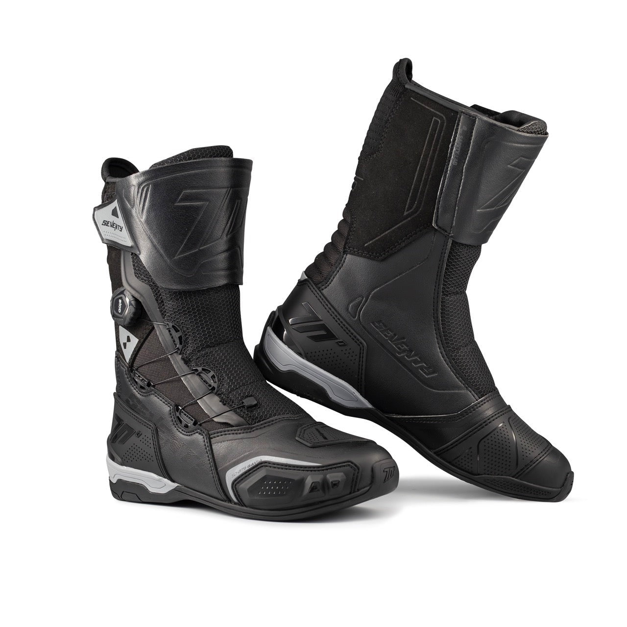 SEVENTY SD-BT9 Gavia Black Sport Touring Motorcycle Boot