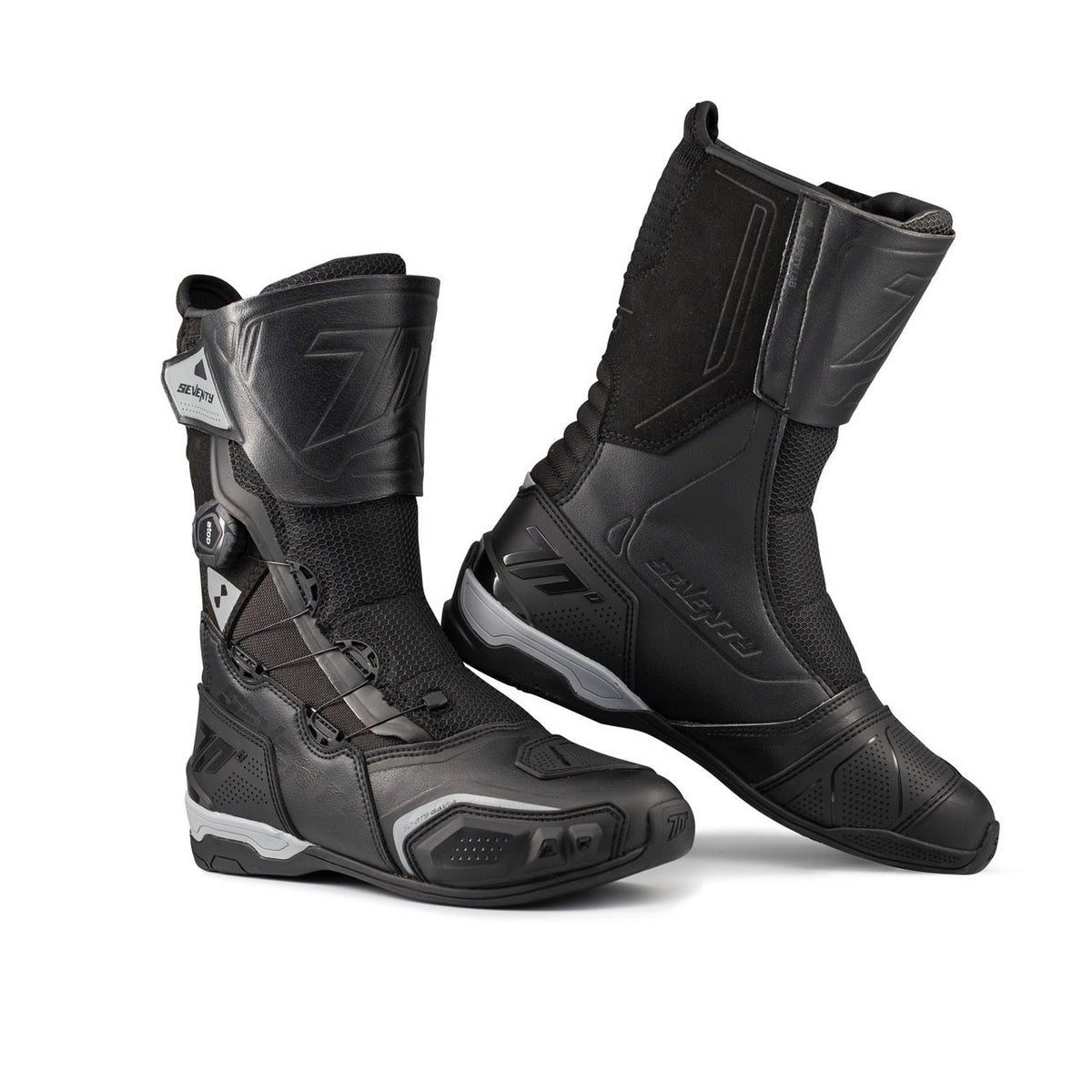 SEVENTY SD-BT9 Gavia Black Sport Touring Motorcycle Boot