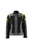Seventy SD-JT68 Sahara Summer Motorcycle Lady Jacket Grey Yellow Fluro