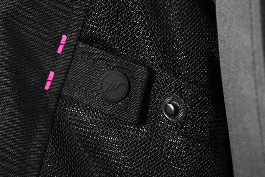 SEVENTY SD-JT68 Chaqueta Moto Verano Sahara Lady Gris/Fucsia - SECURTEX MOTOR S.L (t/a MaximoMoto)