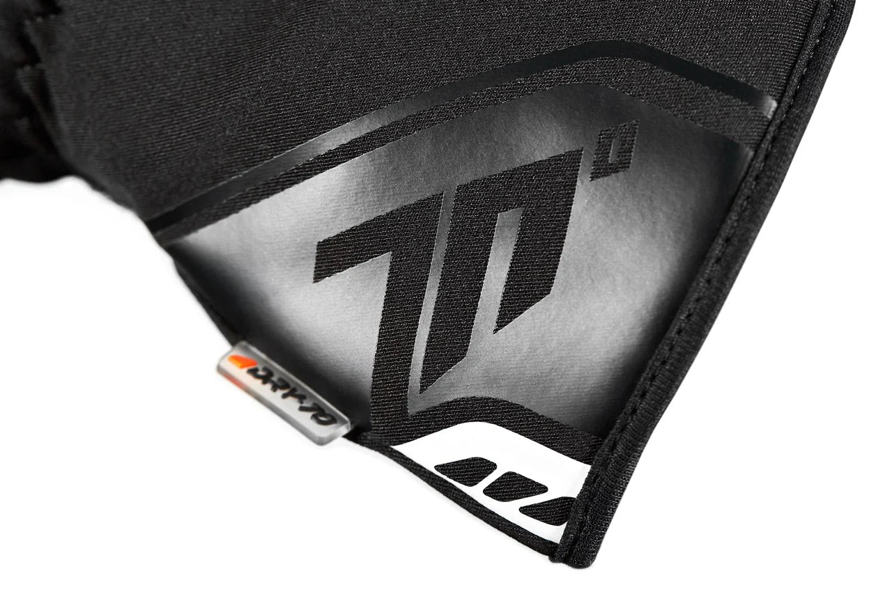 SEVENTY SD-T57 GIAU Men's Long Motorcycle Gloves Black/White