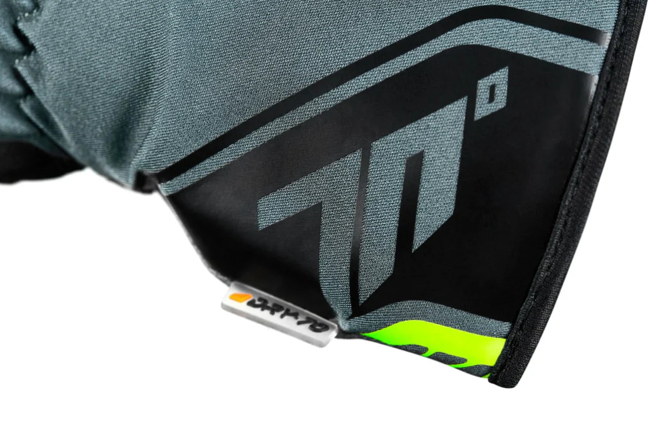 SEVENTY SD-T57 GIAU Men's Winter Motorcycle Gloves Black/Grey/Fluor Yellow