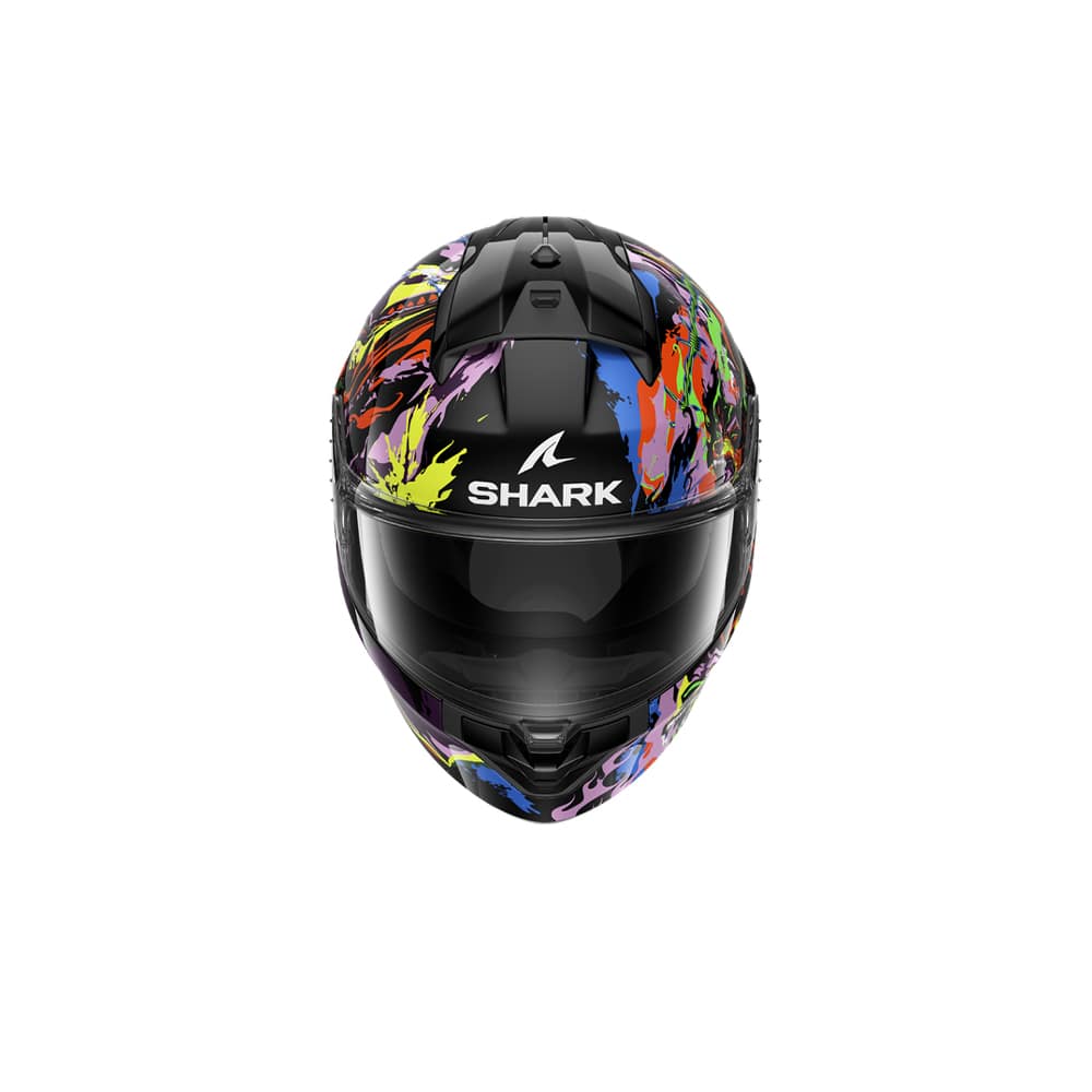 SHARK CASCO INTEGRAL RIDILL 2 RAGING BEAST Negro Violeta Amarillo