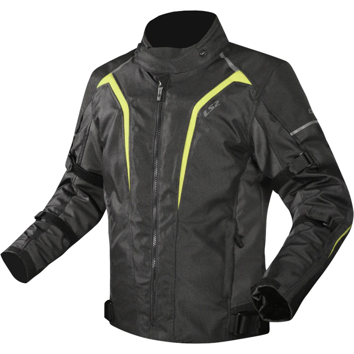 Ls2 Sepang Man Jacket Black Grey H-V Yellow 