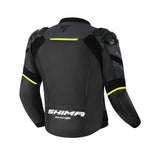 SHIMA BANDIT 2.0 MEN MOTORCYCLE LEATHER JACKET FLUO