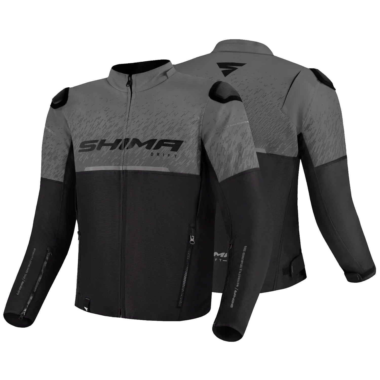 SHIMA DRIFT MEN MOTORCYCLE JACKET GREY