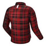 SHIMA RENEGADE 2.0 MEN MOTORCYCLE CHECKED SHIRT RED