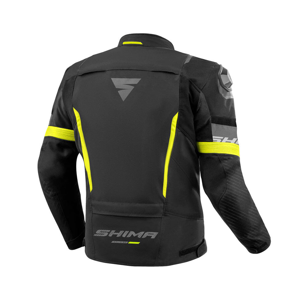 SHIMA SOLID 2.0 MEN'S MOTORCYCLE JACKET FLUO
