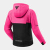 SHIMA DAYBREAKER LADY MOTORCYCLE SWEATSHIRT HOODIE BLACK/PINK