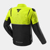 SHIMA DRIFT MEN MOTORCYCLE JACKET BLACK YELLOW FLUO