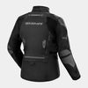 SHIMA DUNE LADY MOTORCYCLE TEXTILE JACKET BLACK