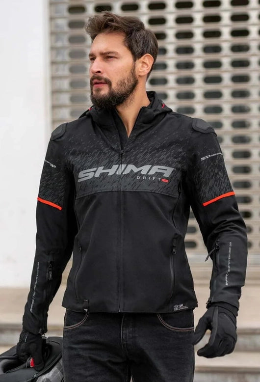 SHIMA Drift+ Men's Motorcycle Jacket Black