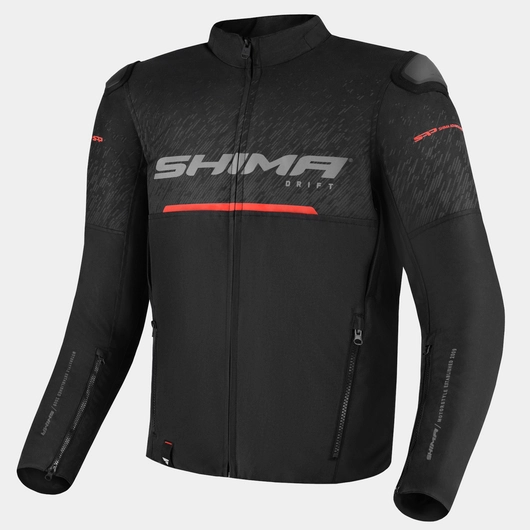 SHIMA DRIFT MEN MOTORCYCLE JACKET BLACK